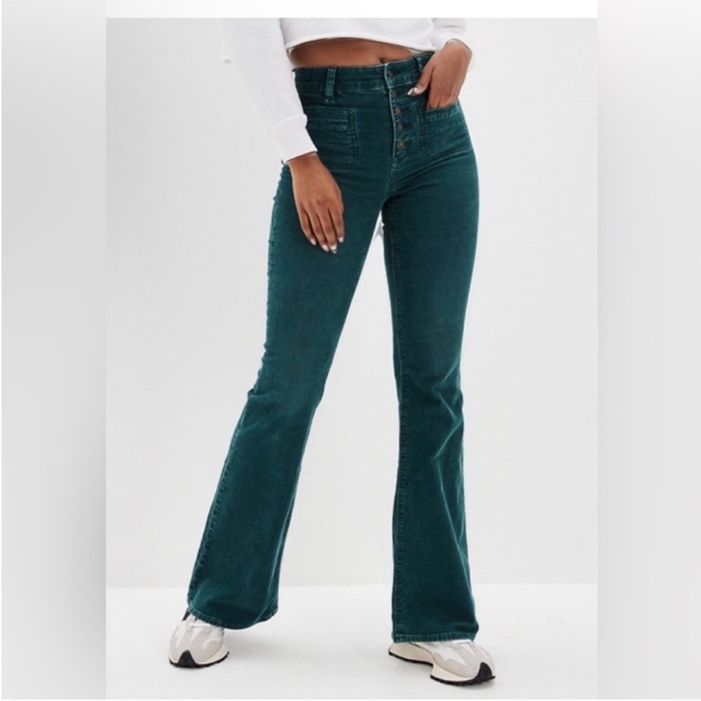 American Eagle flare corduroy pant